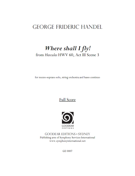 HANDEL, G. - Hercules: Where shall I fly! (digital edition)