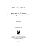 VIVALDI, A. - Concerto in D minor RV 535 (digital edition)