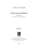 MAHLER, G. - Liebst du um Schönheit (B flat) (digital edition)