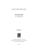 PUCCINI, G. - Crisantemi (digital edition)