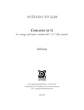 VIVALDI, A. - Concerto Ripieno in G major RV 151 (digital edition)