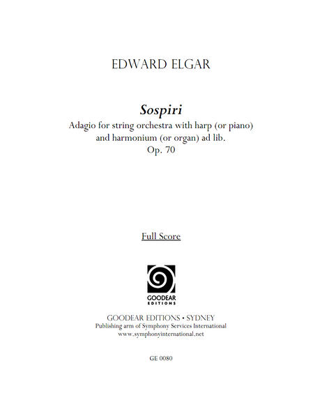 ELGAR, E. - Sospiri (digital edition)