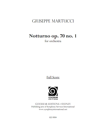 MARTUCCI, G. - Notturno op. 70 no. 1 (digital edition)