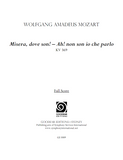 MOZART, W. - Misera, dove son! (digital edition)