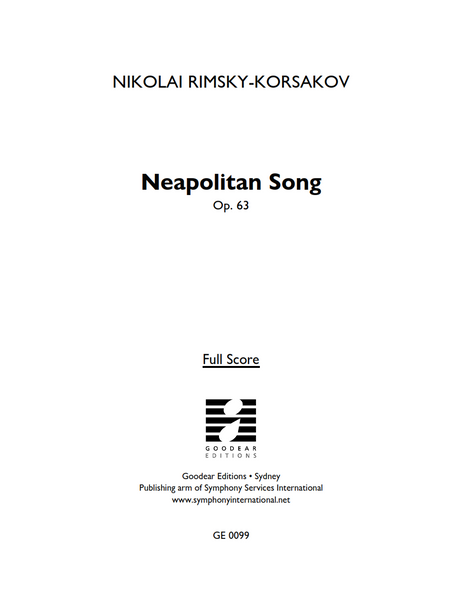 RIMSKY-KORSAKOV, N. - Neapolitan Song (digital edition)